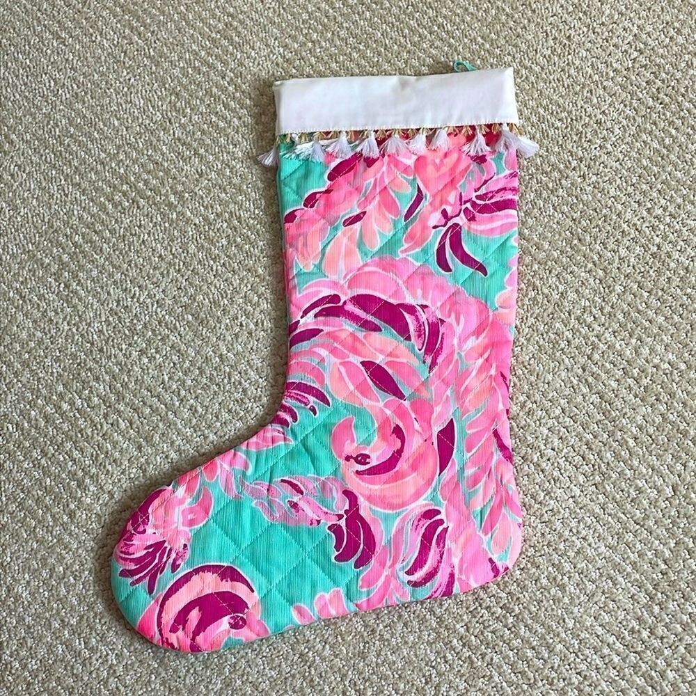 NWOT Lilly Pulitzer Christmas Stocking